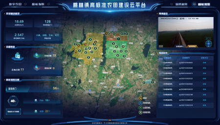 江苏省东海桃林镇高标准农田建设平台