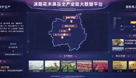 江苏省沭阳花木单品全产业链大数据平台