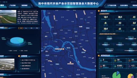 江苏省扬中省级现代农业产业示范园智慧渔业大数据中心