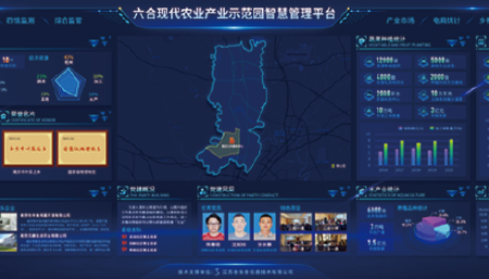 江苏省六合现代农业产业示范园智慧管理平台