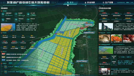 江苏省宿迁龙集镇产业强镇管理平台