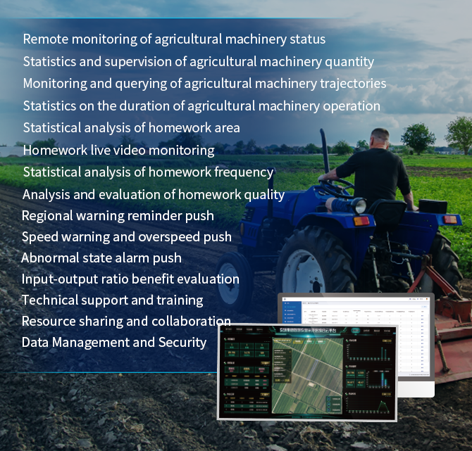 Unmanned agricultural machinery supervision platform
