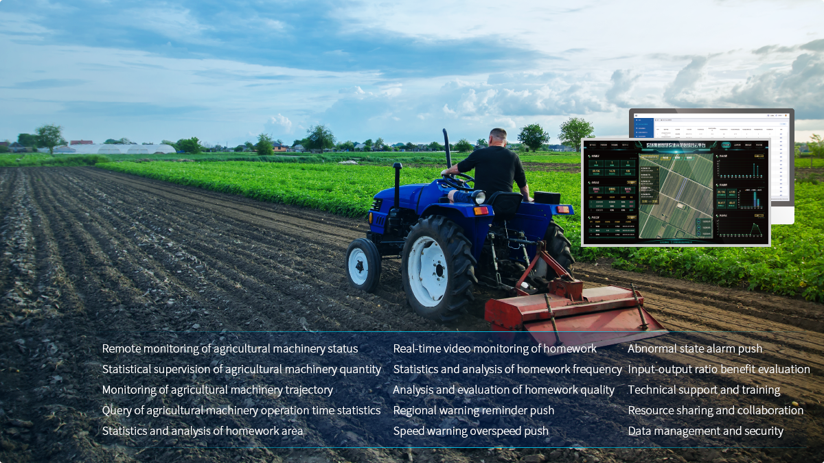 Unmanned agricultural machinery supervision platform