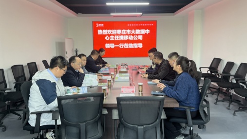 山东省枣庄市峄城区大数据中心主任朱亚非一行莅临江苏叁拾叁考察调研