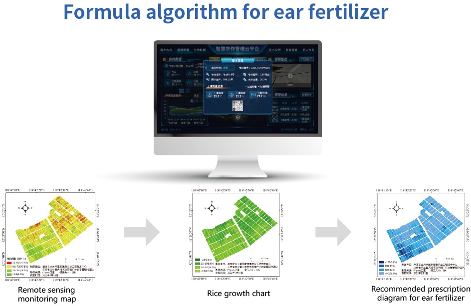 Formula algorithm for ear fertilizer