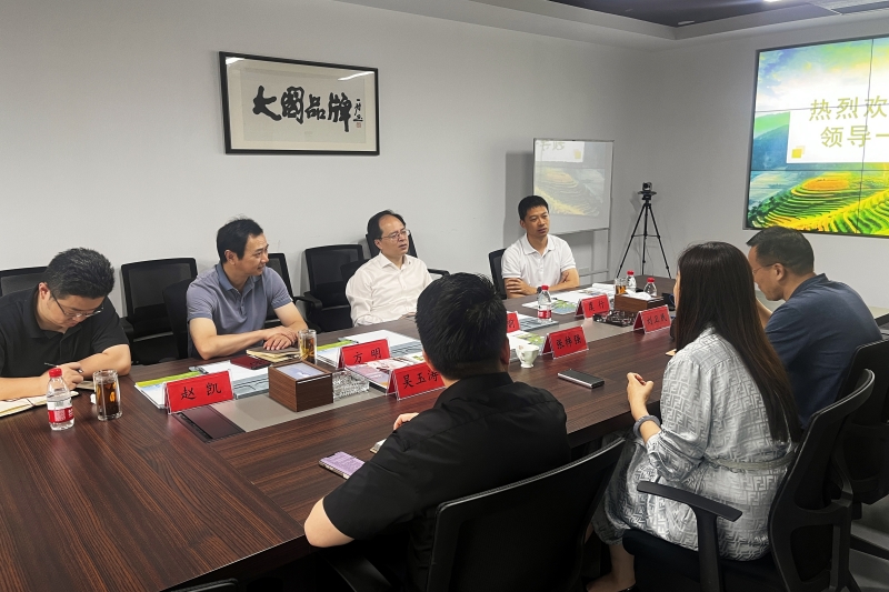 麒麟科创园管委会主任樊向前一行莅临江苏叁拾叁参观指导3