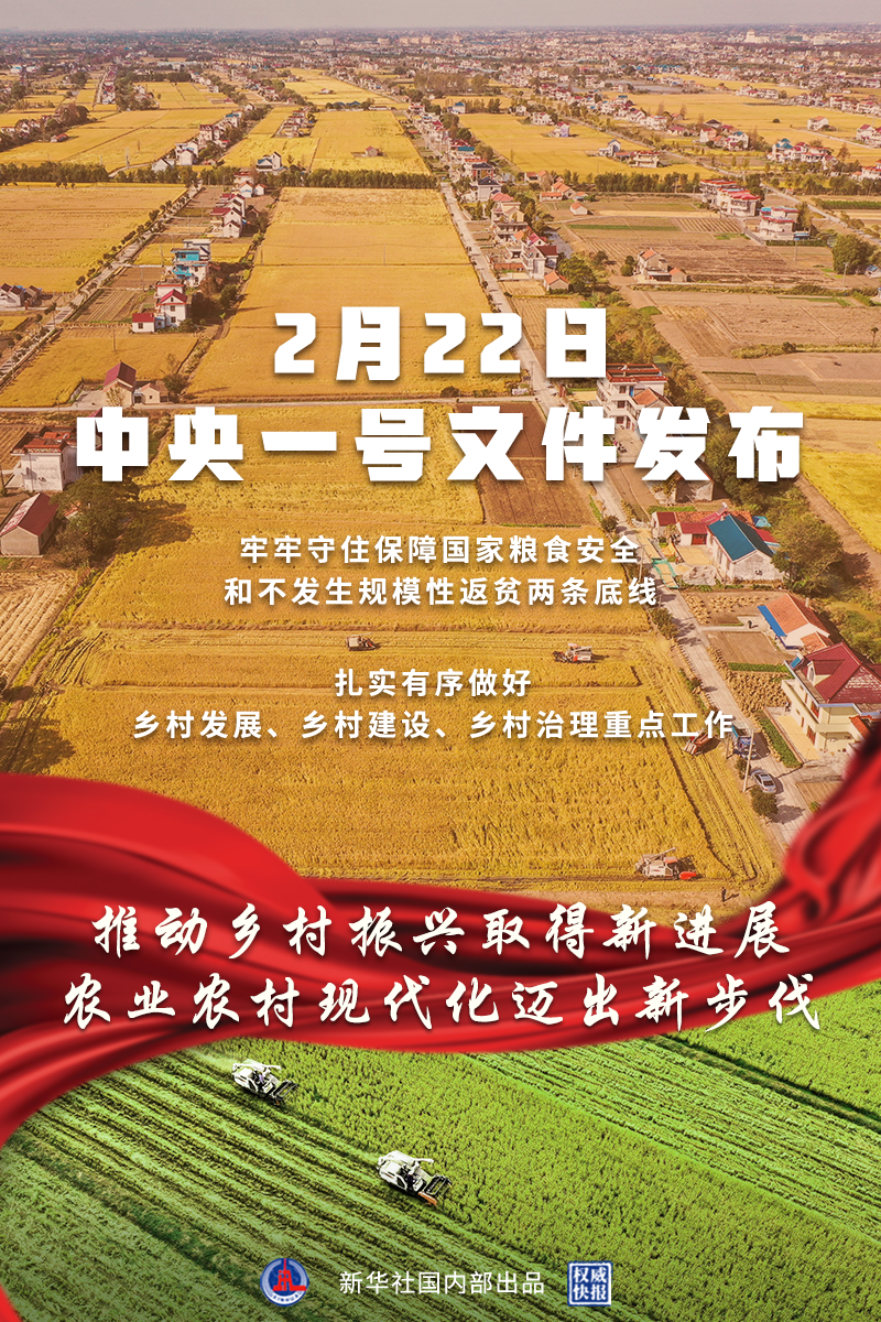 全面推进乡村振兴重点工作！2022年中央一号文件发布