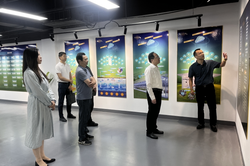 Fan Xiangqian, Director of Qilin Science and Technology Innovation Park Management Committee, and his delegation visited Jiangsu Three&Three for guidance1